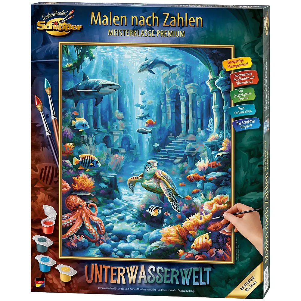 Schipper Tiermotive Malen nach Zahlen Unterwasserwelt