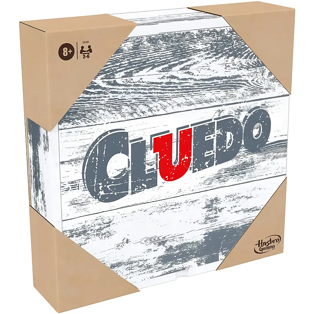 Hasbro Gaming Cluedo Rustic Series Edition - Italienisch