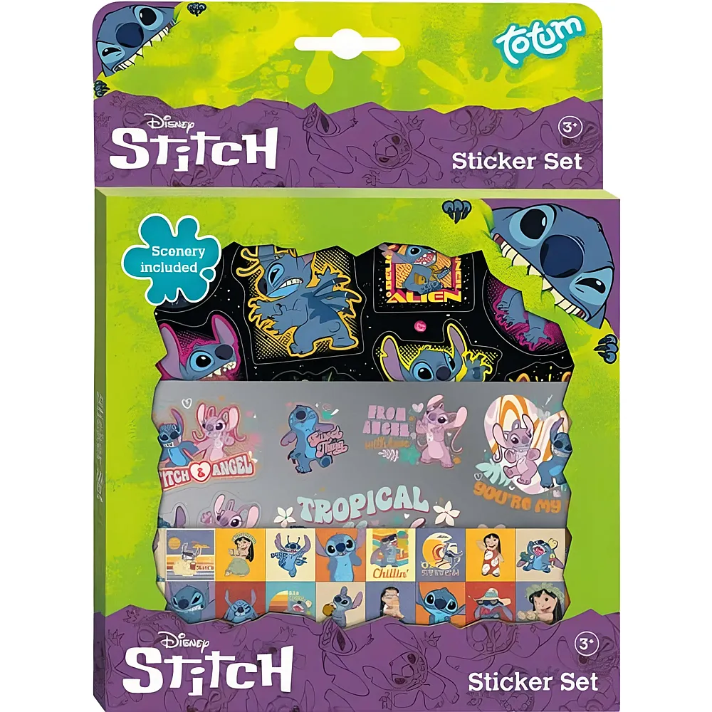 Totum Lilo & Stitch Disney Stitch - Aufkleber-Set