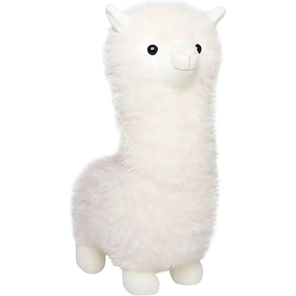 Auluda Alpaka Weiss - 45 cm - Bauernhoftiere Pl�sch