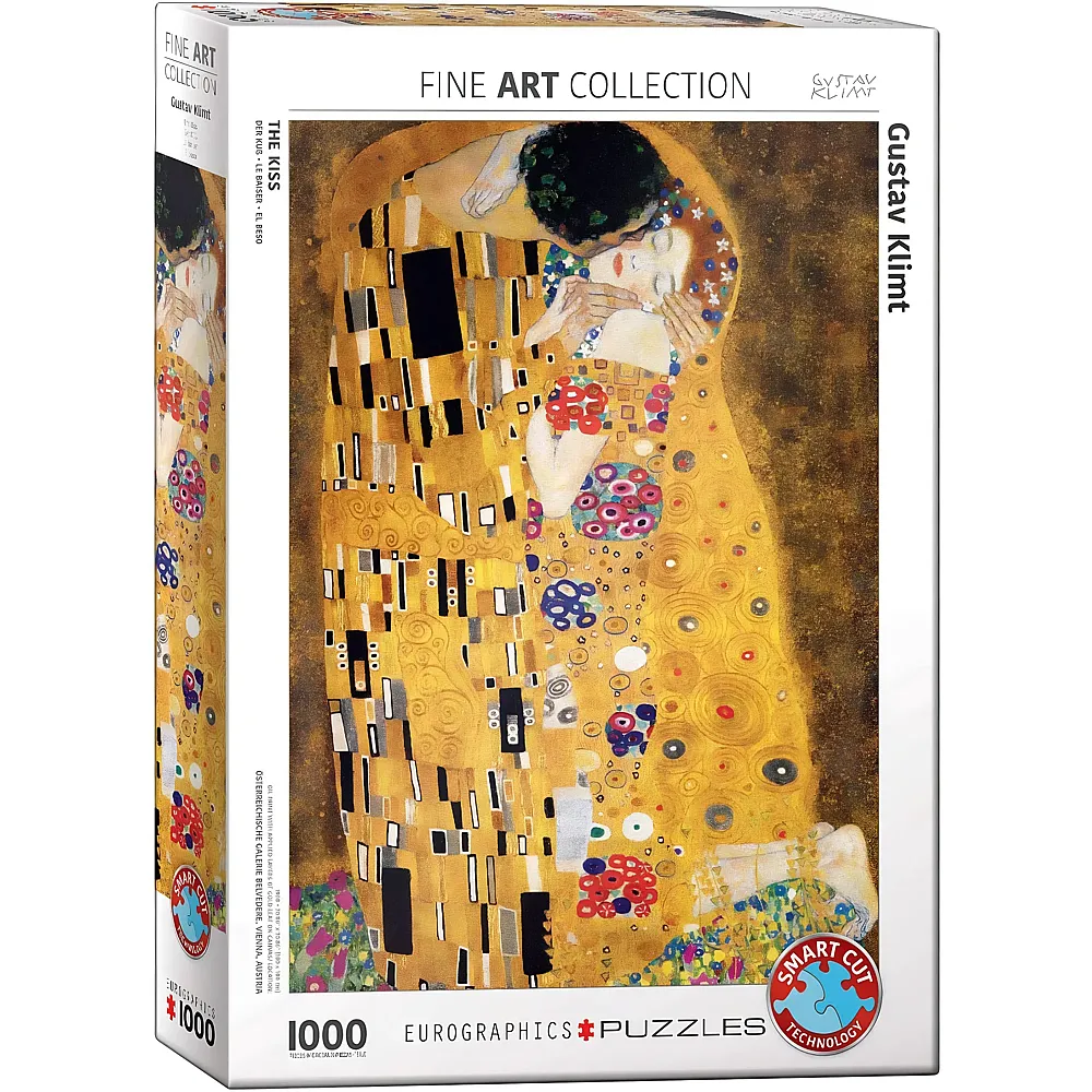 Eurographics Puzzle Gustav Klimt - The Kiss - 1000 Teile | Puzzle 1000 Teile