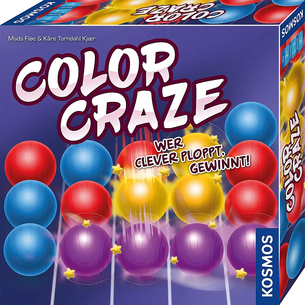 Kosmos Spiele Color Craze - Wer clever poppt, gewinnt