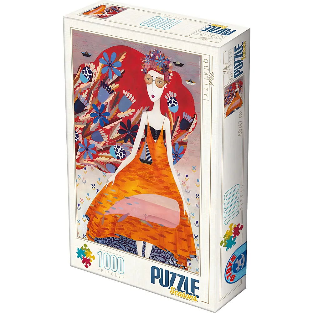 DToys Puzzle Andrea K�rti Sommer - 1000 Teile