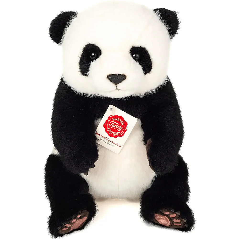Teddy-Hermann Panda sitzend - 28 cm