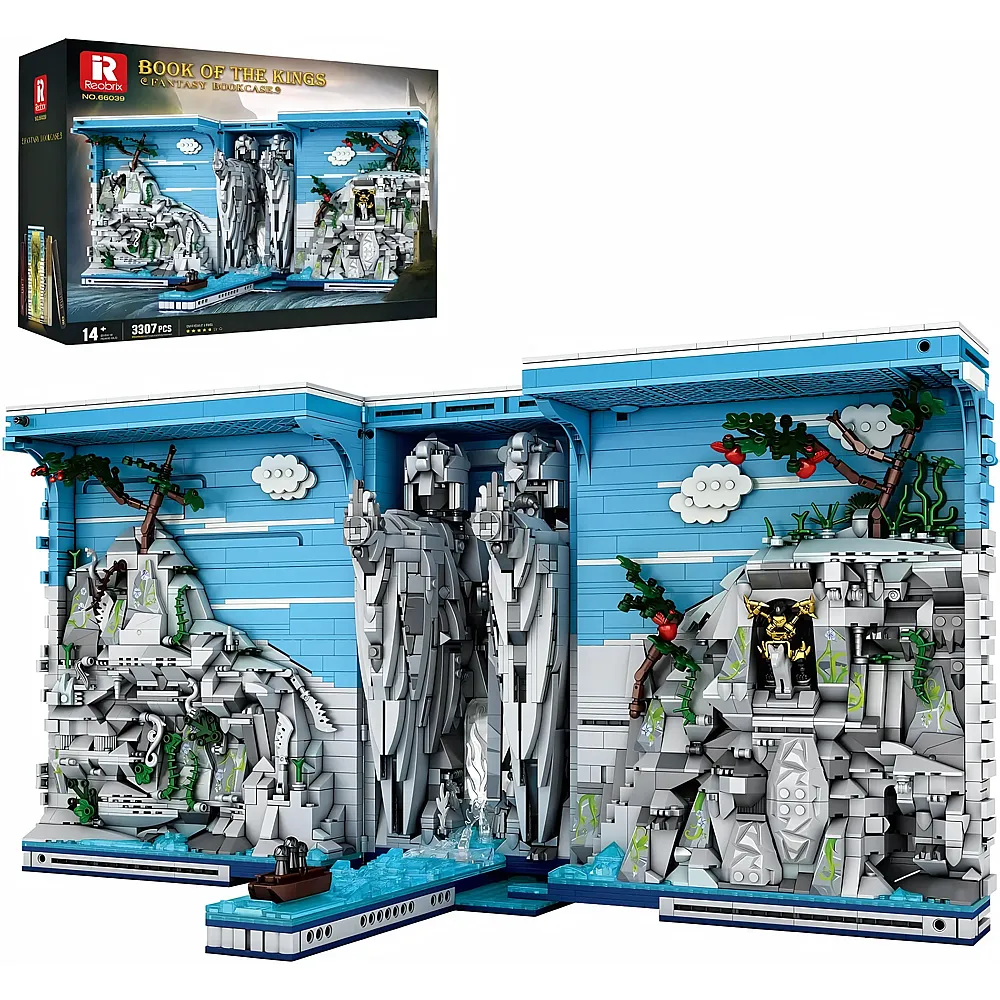 Reobrix Books of The Kings B�cherregal-Set mit Licht 66039