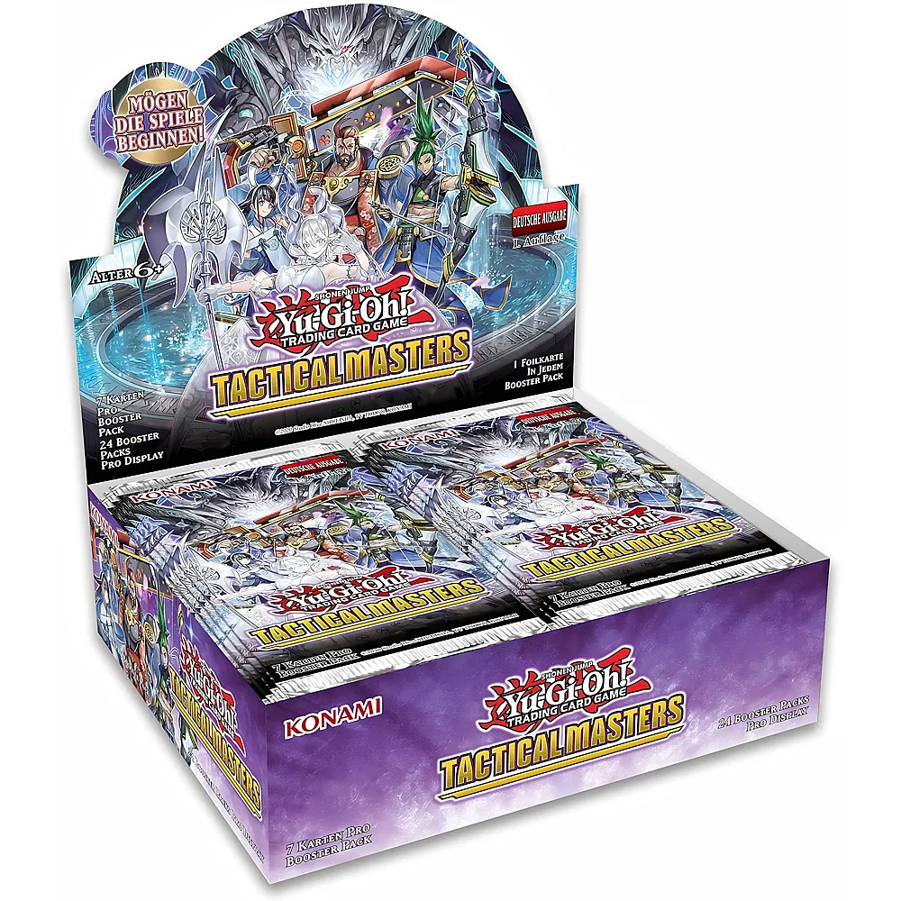 Konami Yu-Gi-Oh Tactical Masters Display - Deutsch | Sammelkarten