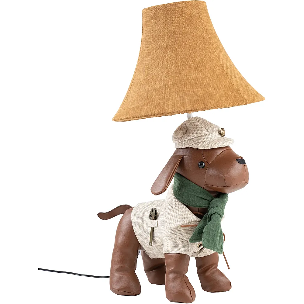 Happy Lamps Design-Tischleuchte Spike der selbstbewusste Jagdhund | Nachtlichter & Lampen
