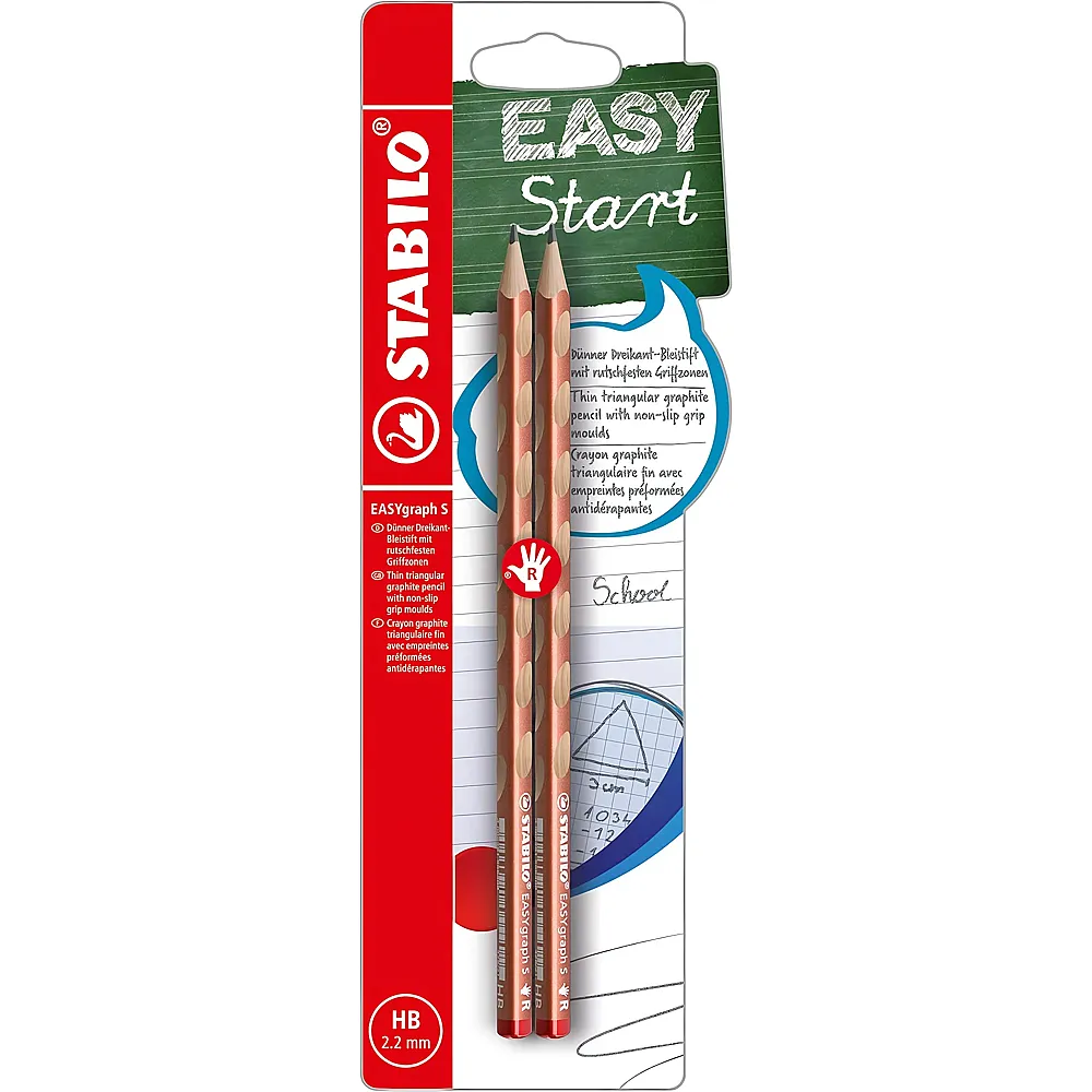Stabilo EASYgraph S Metallic Edition R Bleistift - 2 Teile