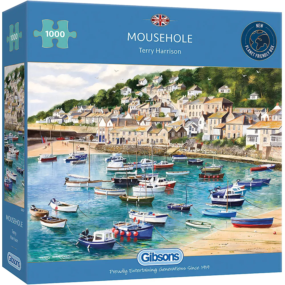Gibsons Puzzle Terry Harrison Mousehole - 1000 Teile