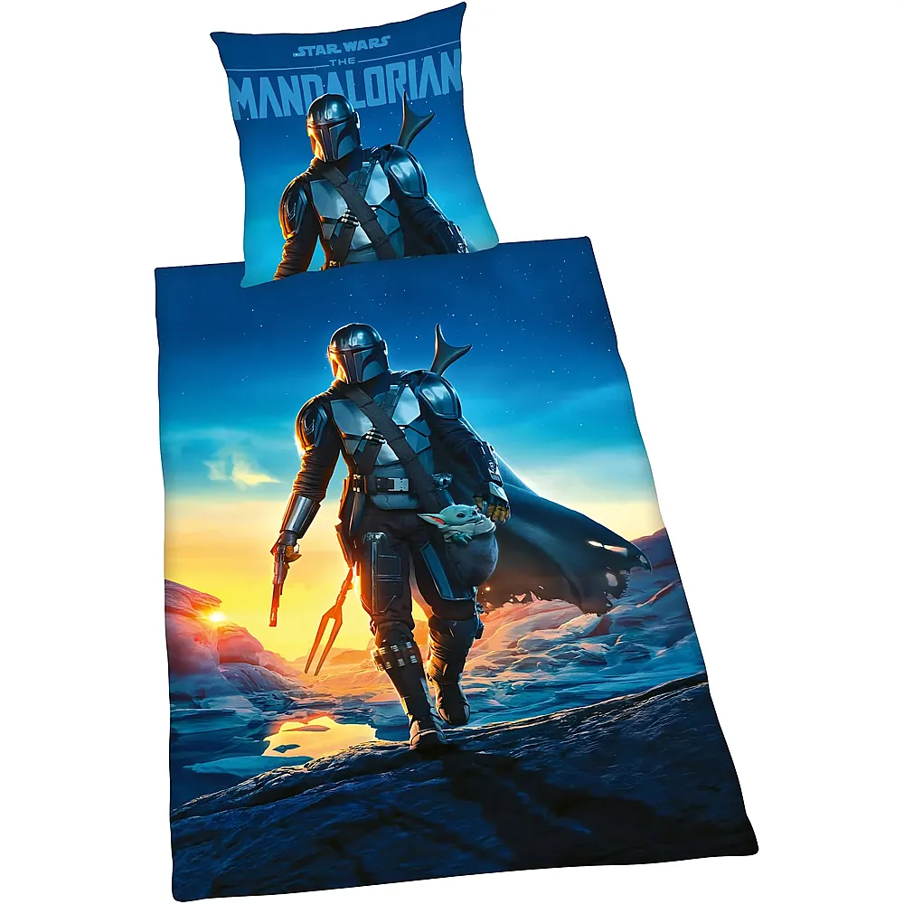 meinspielzeug - Herding Bettw�sche The Mandalorian - 135 x 200 cm Star Wars