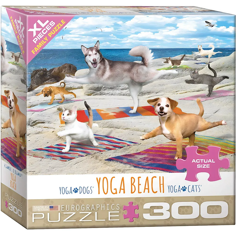 Eurographics Puzzle Yoga Beach - 300 Teile
