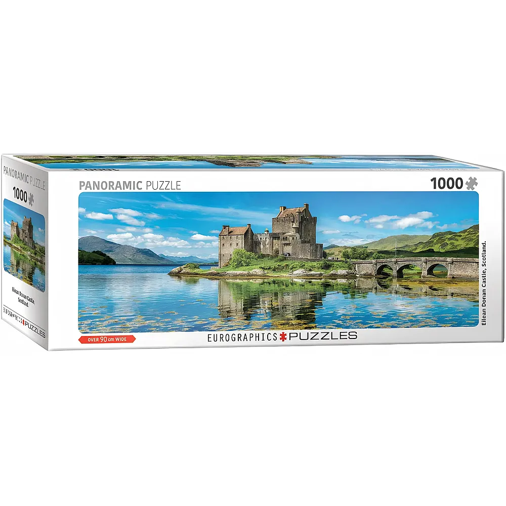 Eurographics Puzzle Panorama Eilean Donan Schloss - Schottland 1000Teile