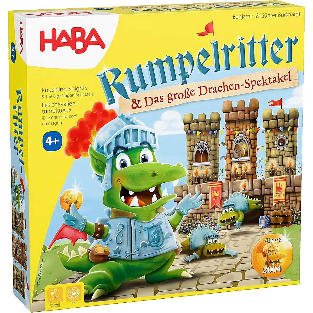 HABA Spiele Rumpelritter & Das grosse Drachen-Spektakel