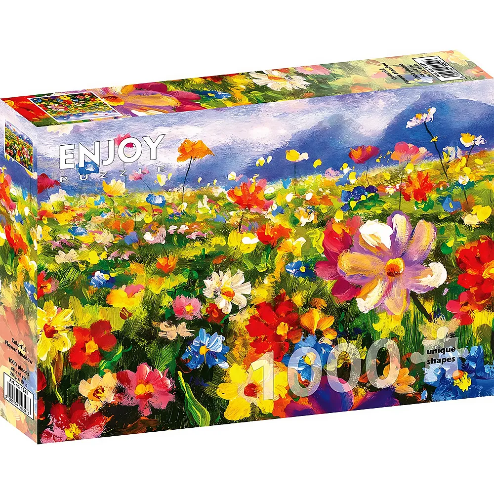 Enjoy Puzzle Colorful Flower Meadow - 1000 Teile