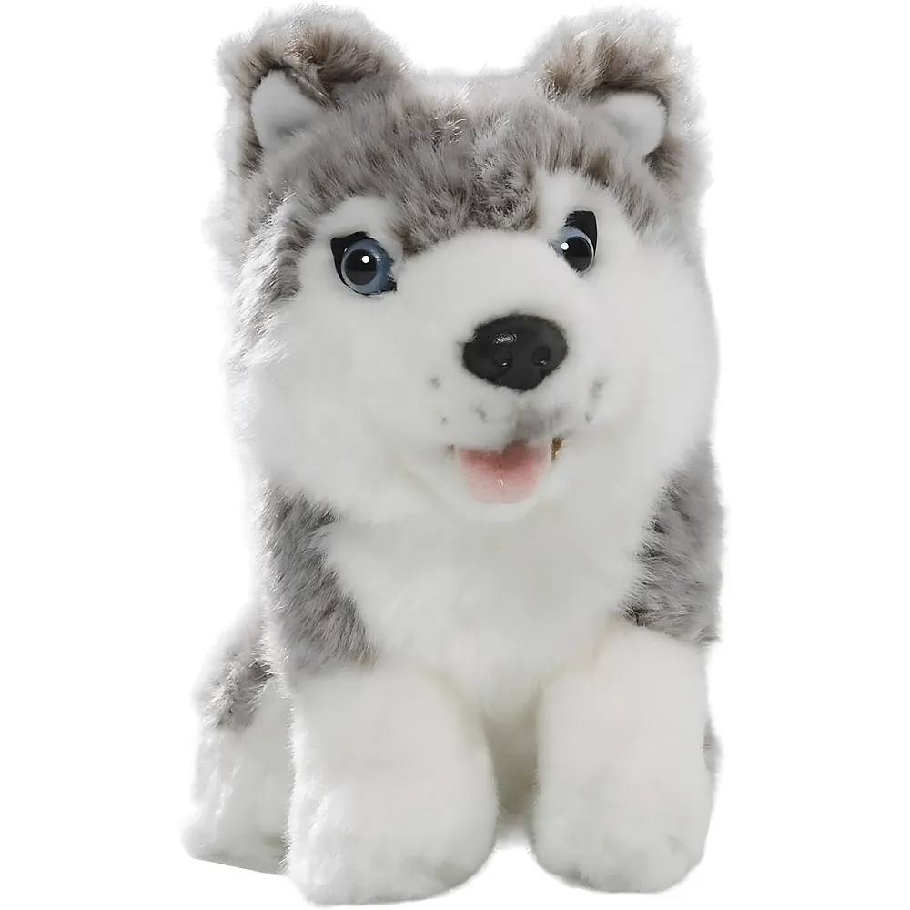Carl Dick Husky sitzend - 19 cm - Hunde Pl�sch