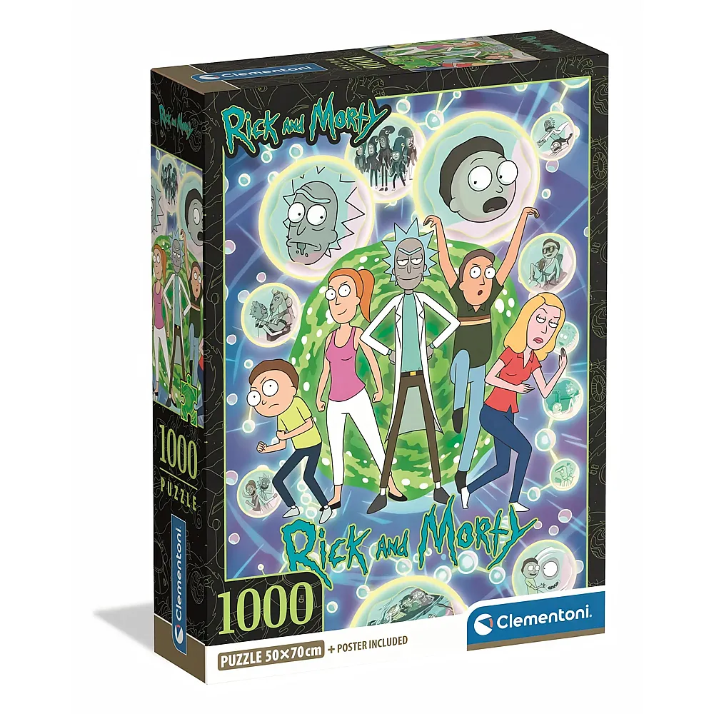 Clementoni Puzzle Rick & Morty - 1000 Teile
