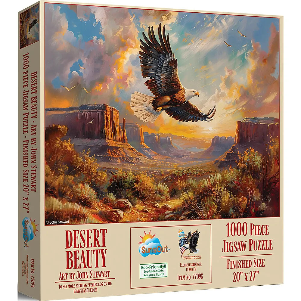 SunsOut Puzzle John Stewart Sch�nheit der W�ste - 1000 Teile