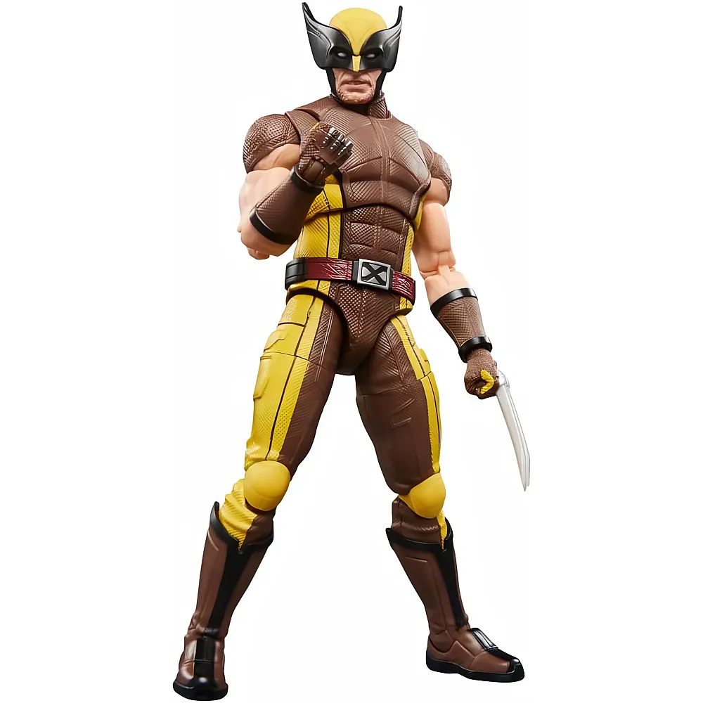 Hasbro Marvel Legends Deadpool & Wolverine, Wolverine brauner Anzug - 15 cm