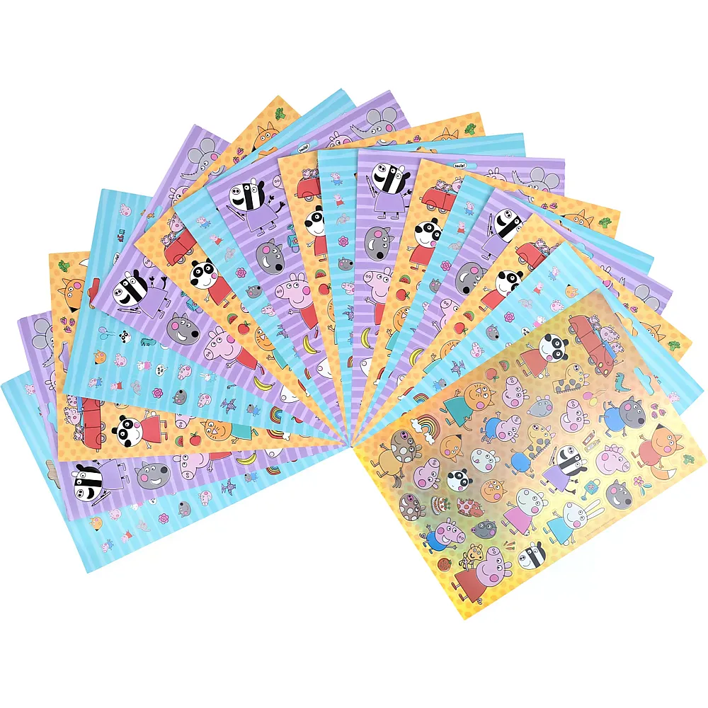 Undercover Peppa Pig Stickerblock - 1000 Teile
