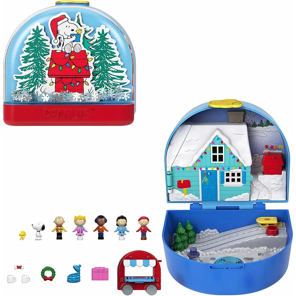 Polly Pocket Collector Peanuts Sammler-Schatulle Snoopy & Woodstock