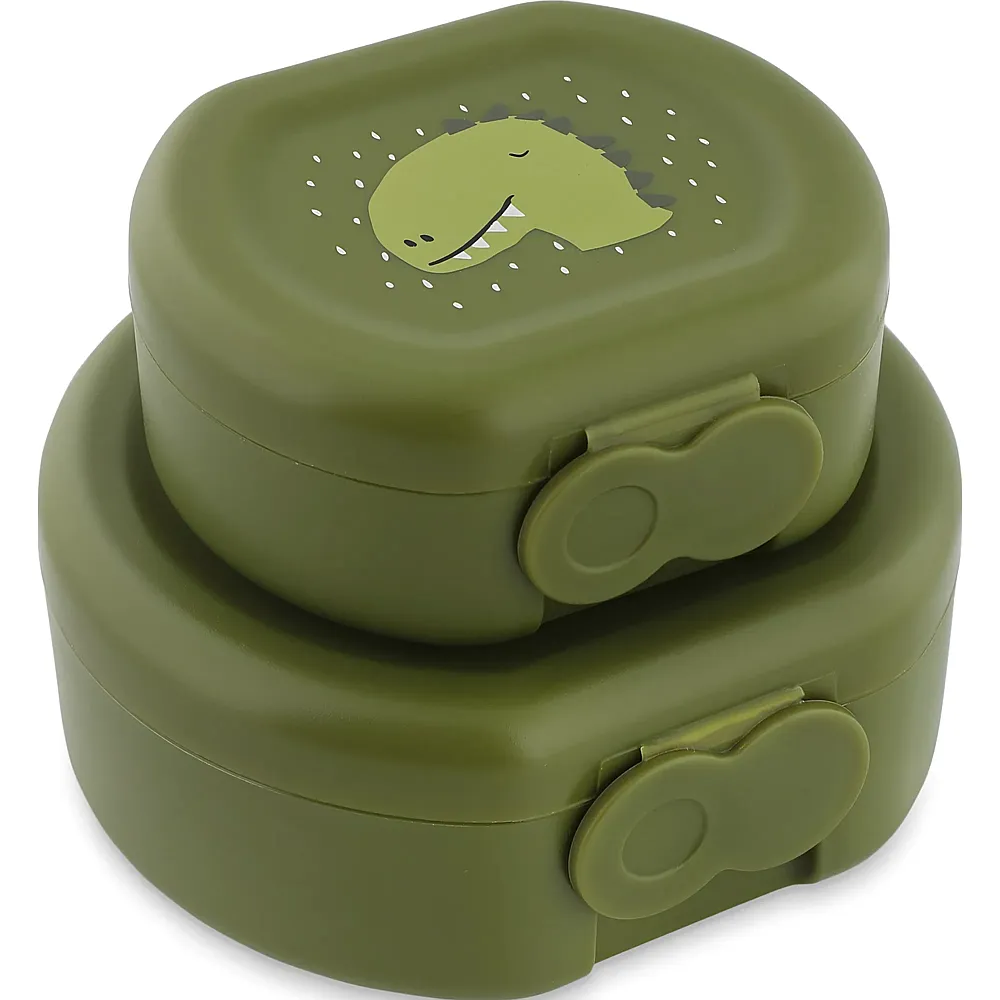 Trixie Mr. Dino 2er Set Snackbox mit Klickverschluss