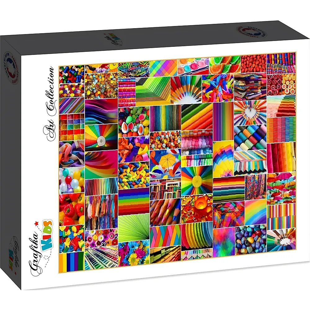 Grafika Puzzle Art Collection Grafika Kids Collage - Colors - 12 Teile