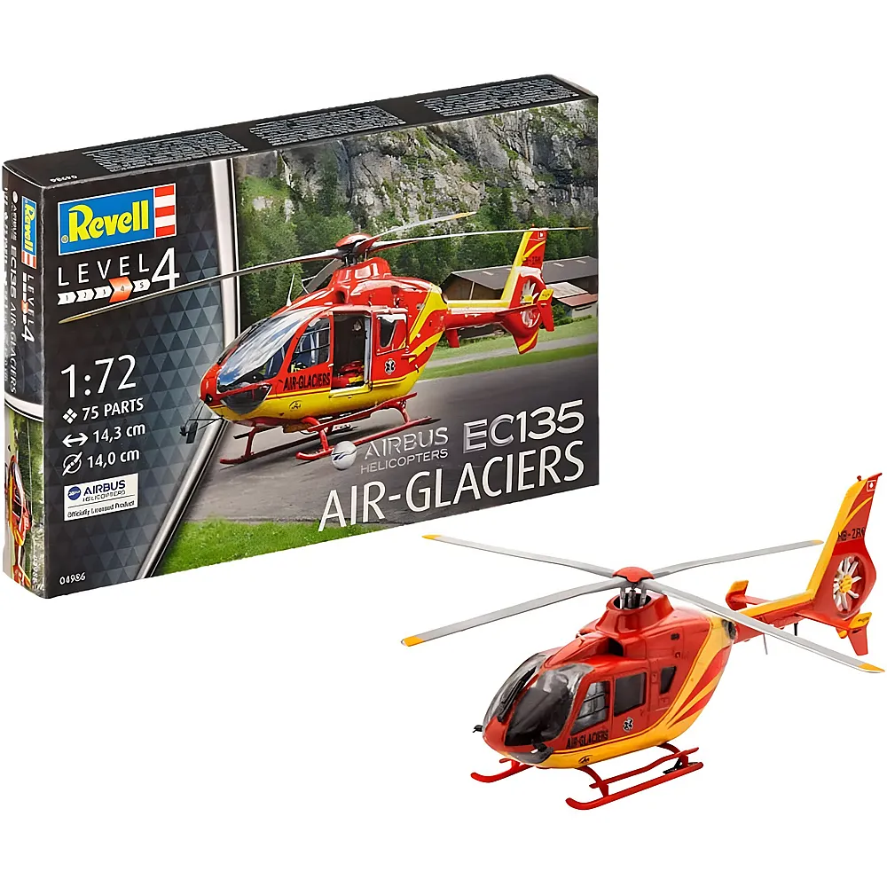 Revell Level 4 Modellbausatz EC135 Air-Glaciers