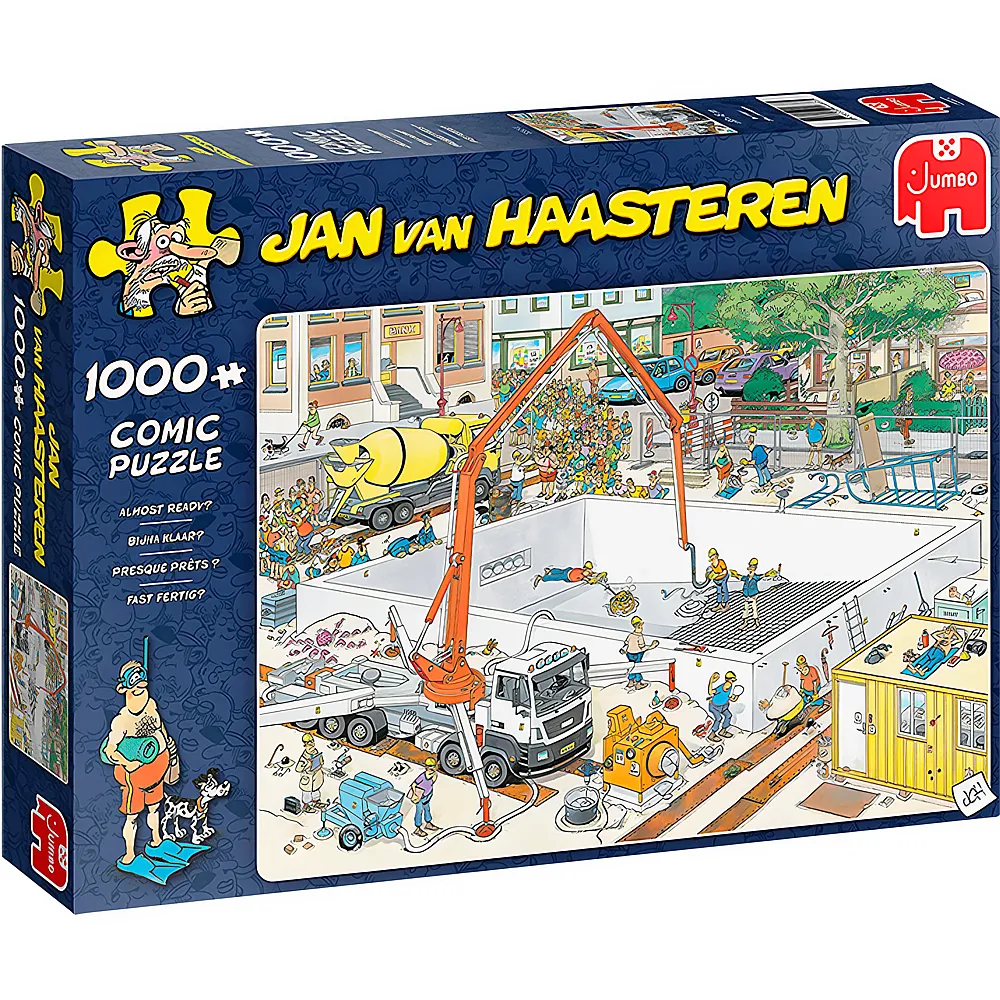 Jumbo Puzzle Jan van Haasteren Fast Fertig 1000Teile