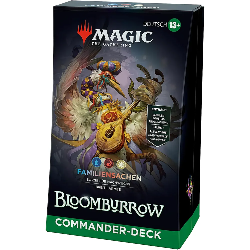 Magic The Gathering Bloomburrow Commander-Deck - Familiensachen - Deutsch - Sammelkarten TCG