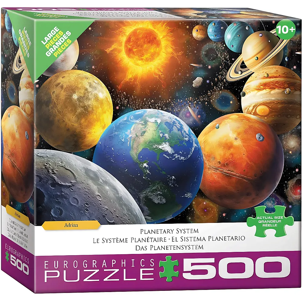 Eurographics Puzzle Das Planetensystem - 500 Teile