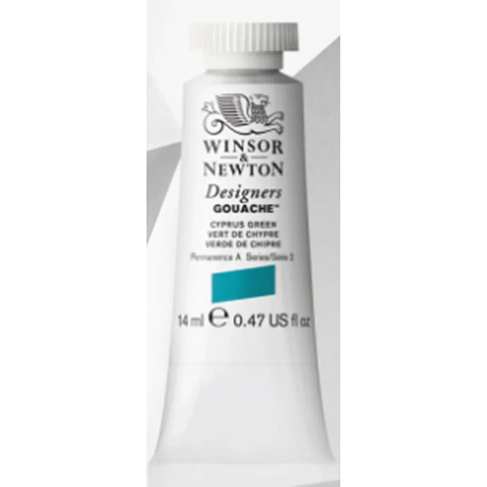 meinspielzeug - Winsor & Newton W&n Designers Gouache 14ml Tube Zyperngrn