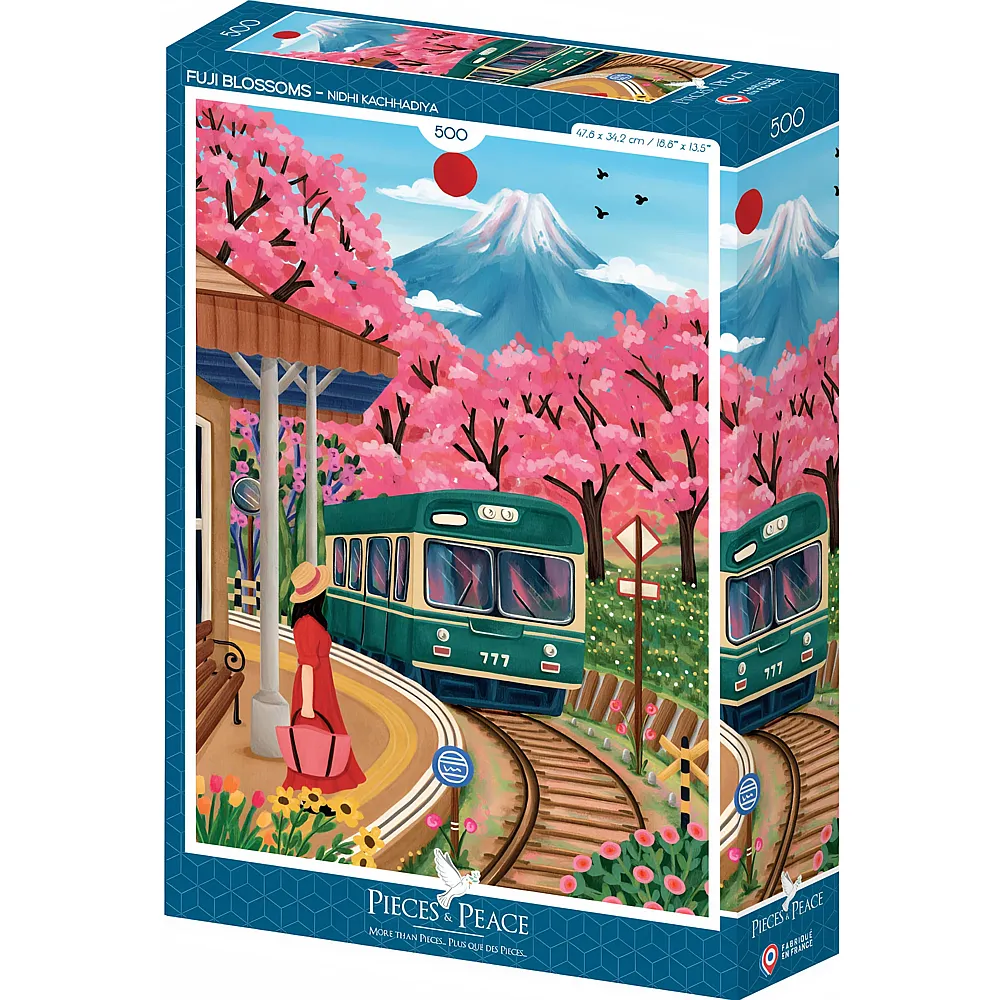 Pieces & Peace Puzzle Kachhadiya Nidhi Fuji Blossoms 500Teile