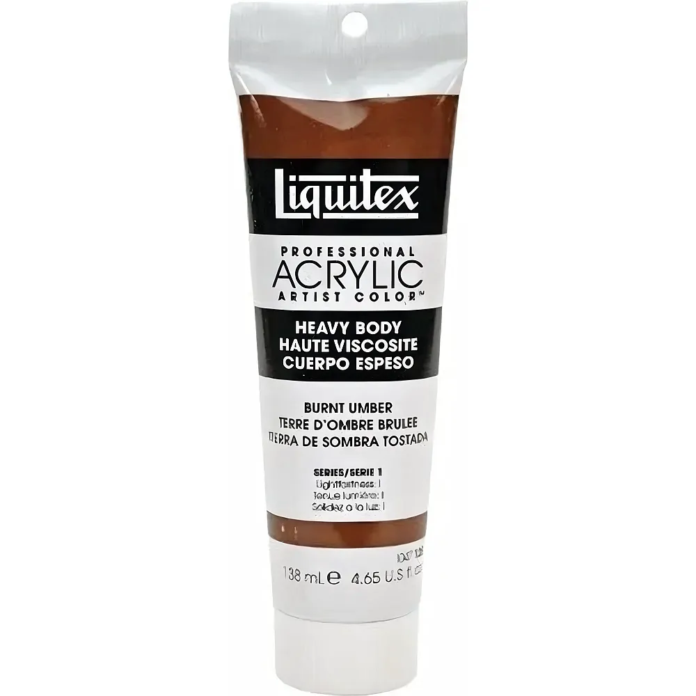 Liquitex Lqx Prof. Heavy Body Acrylfarbe 138ml Tube Umbra Gebrannt - Suche