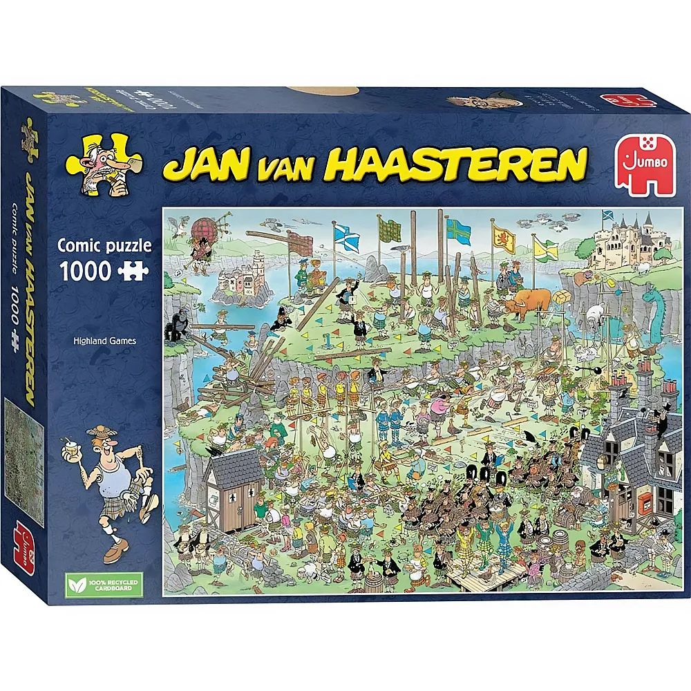 Jumbo Puzzle Jan van Haasteren Highland Games 1000Teile