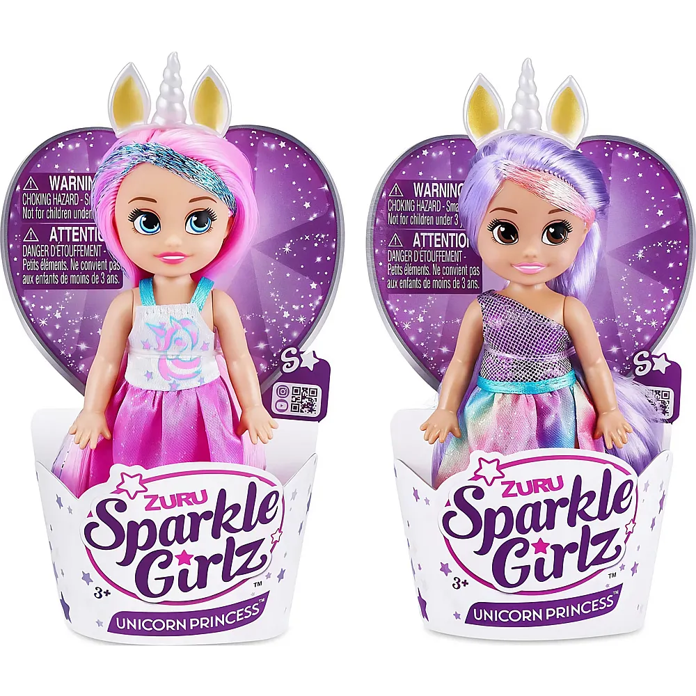 Sparkle Girlz Unicorn Princess Cupcake - 12 cm - Modepuppen
