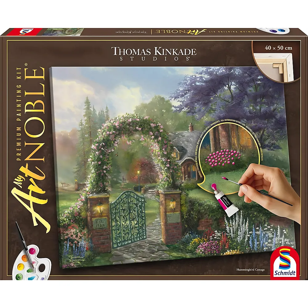 Schmidt My Artnoble Hummingbird Cottage, Thomas Kinkade