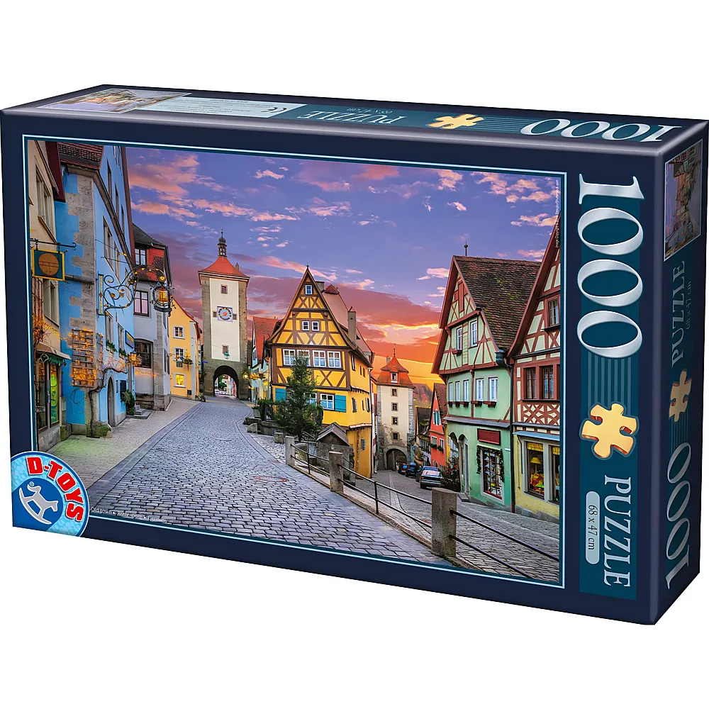 DToys Puzzle Rothenburg - 1000 Teile