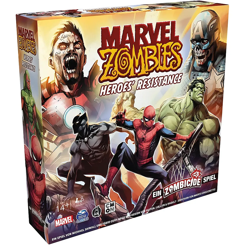 CMON Marvel Zombies: Heroes Resistance  Ein Zombicide-Spiel, Kennerspiel, Dungeon Crawler, 1-4 Spieler, Ab 14+ Jahren