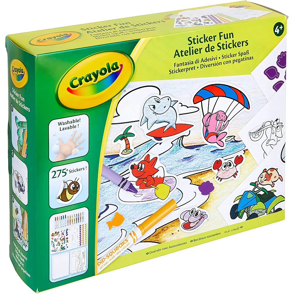 Crayola Kreativ-Sets Sticker-Spass