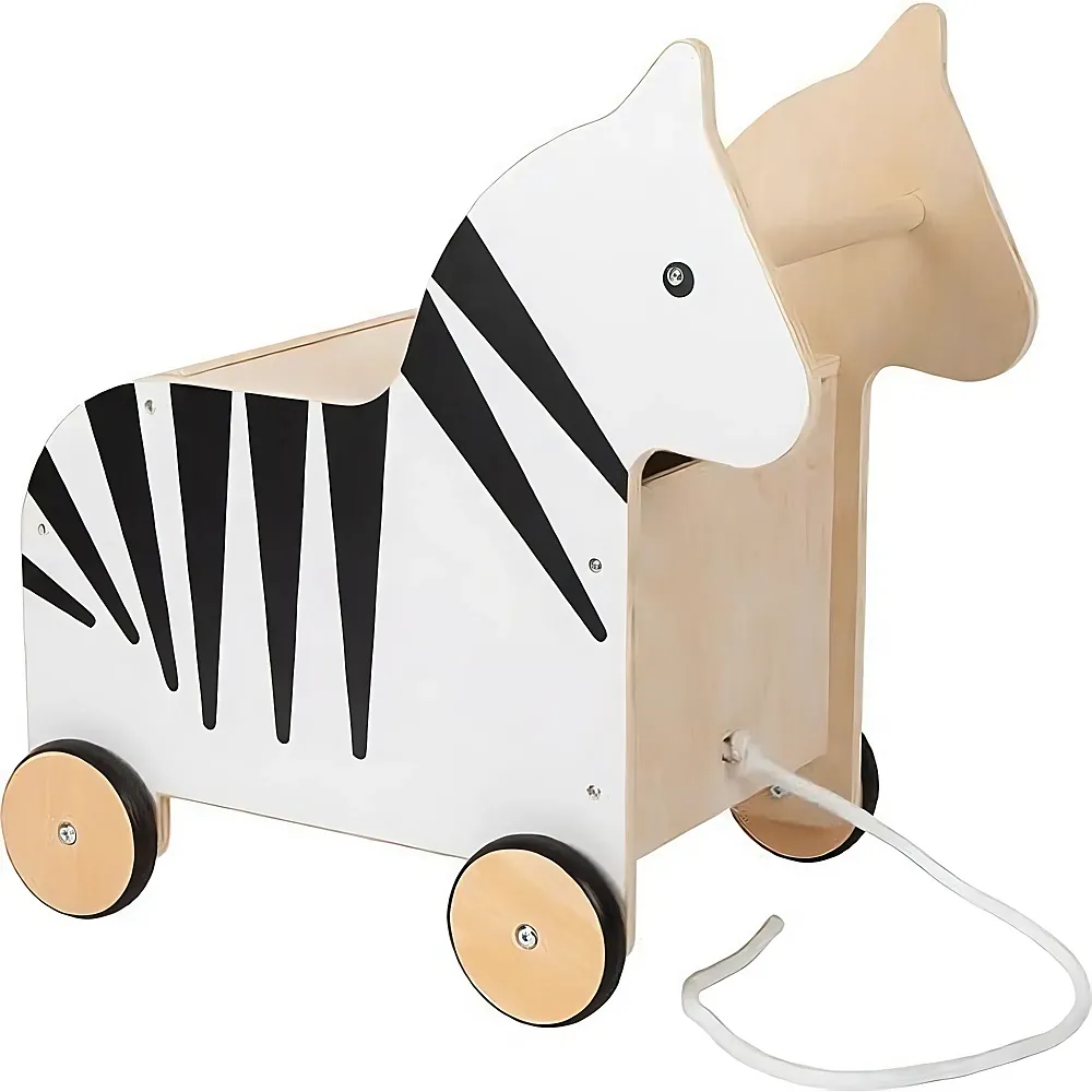small foot Spielzeugkiste mit Rollen Zebra Wildlife