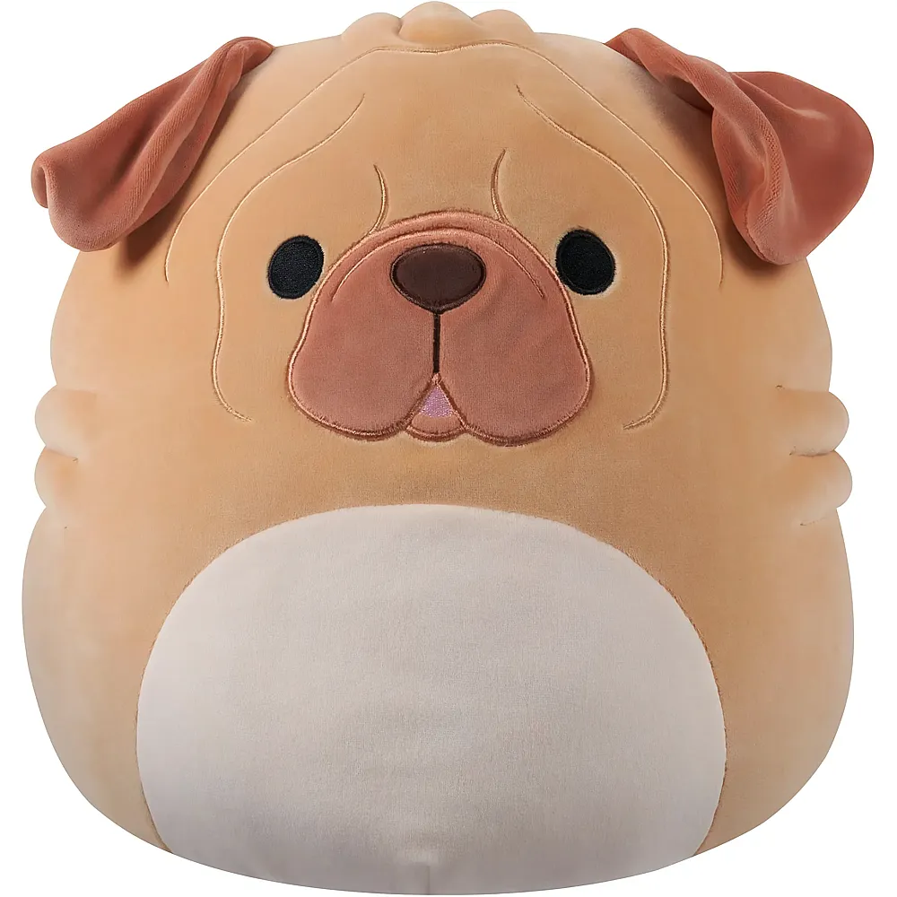 Squishmallows Pl�sch Morton der braune Shar Pei Hund