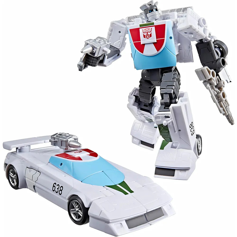 Hasbro Transformers Studio Series Kampf um Cybertron Wheeljack, verwandelbare Deluxe-Klasse Action-Figur 12,5 cm, Roboter-Spielzeug ab 8 Jahren