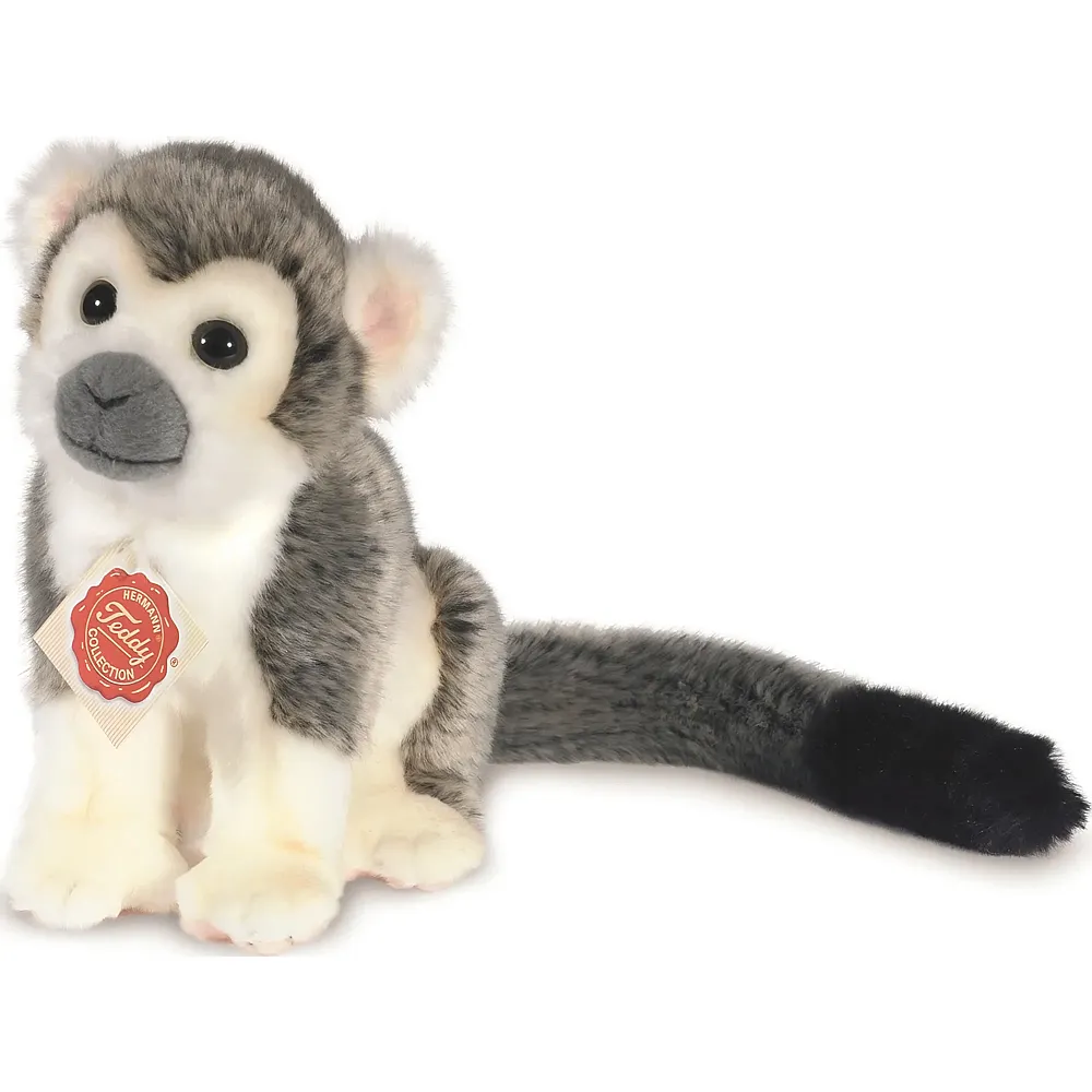 Teddy-Hermann �ffchen Grau - 17 cm - Affen Pl�sch