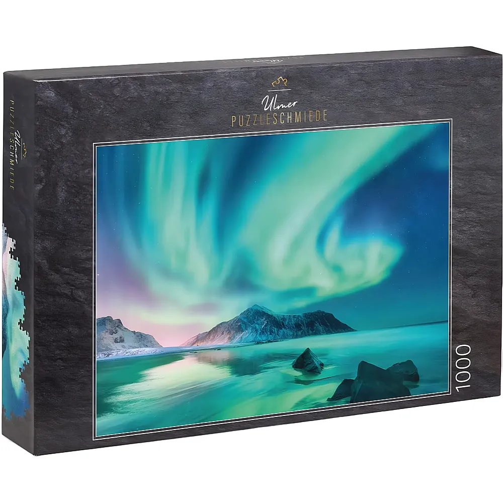 Ulmer Puzzleschmiede Polarnacht - Eindrucksvolle Aurora Borealis in Nord-Skandinavien - 1000 Teile