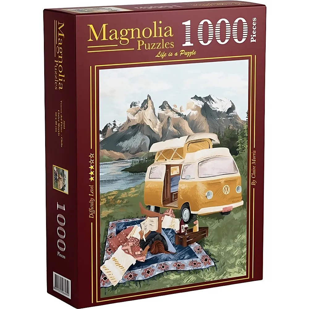 Magnolia Puzzle Claire Morris Torres del Paine 1000Teile