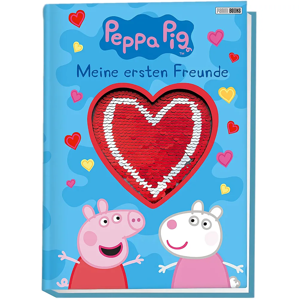 Panini Peppa Pig: Meine ersten Freunde - Freundebuch mit Wendepailletten