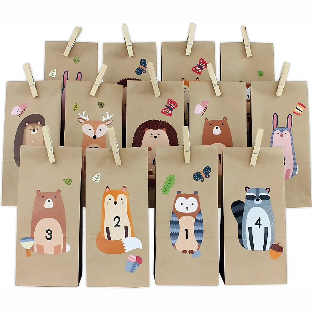 G. Wurm Adventskalender T�ten mit Klammern