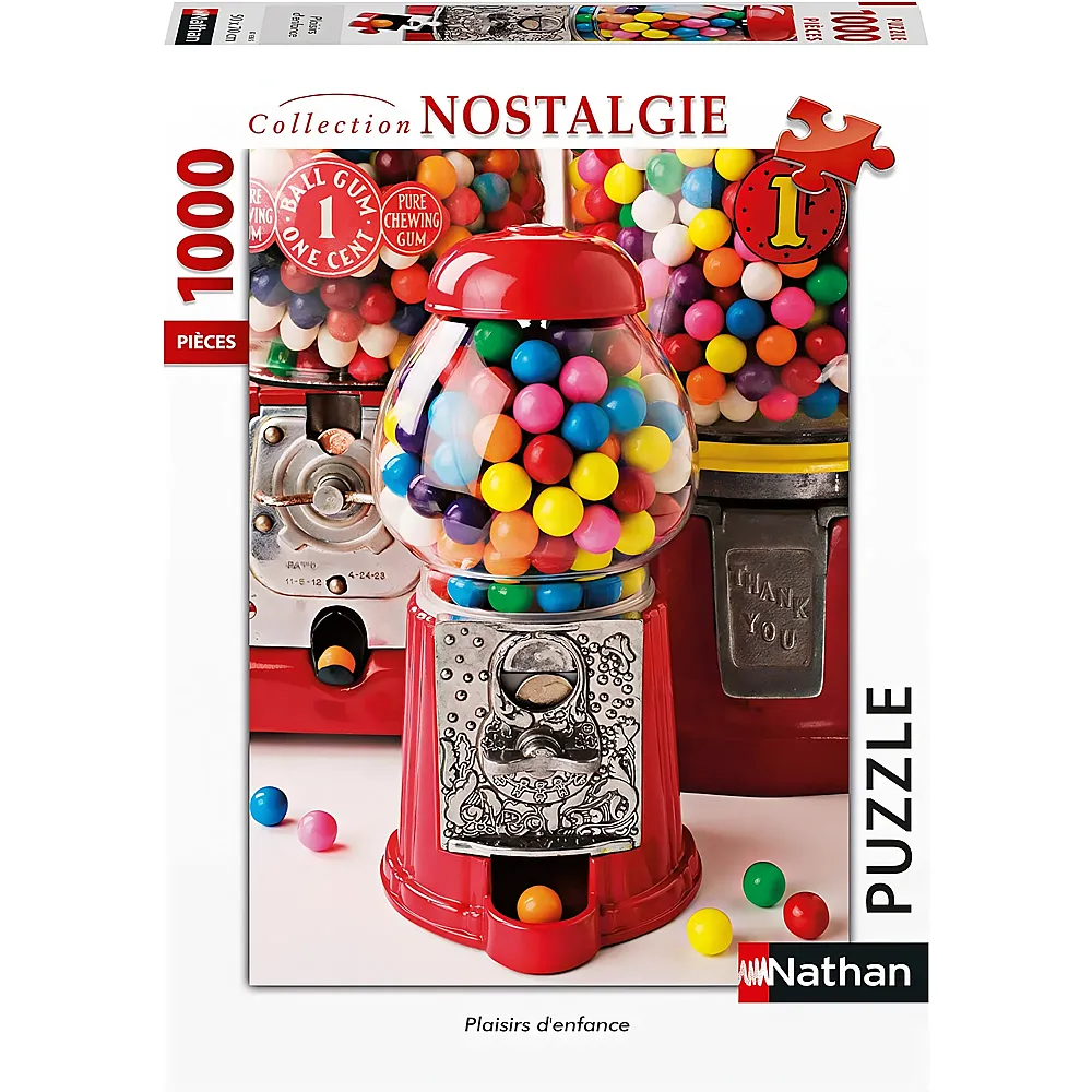 Nathan Puzzle Collection Nostalgie Plaisirs d'Enfance 1000Teile