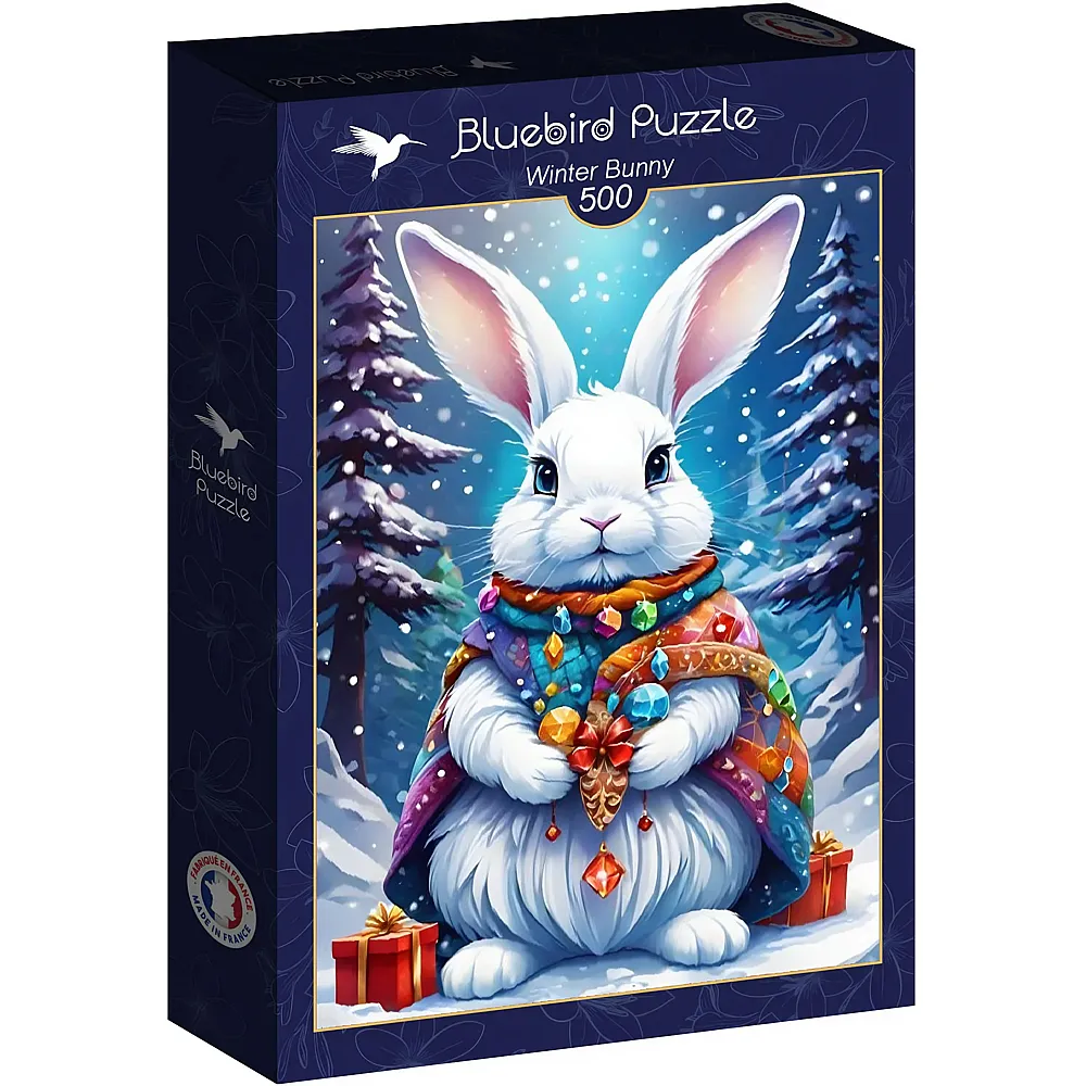 Bluebird Puzzle Winter Bunny 500Teile
