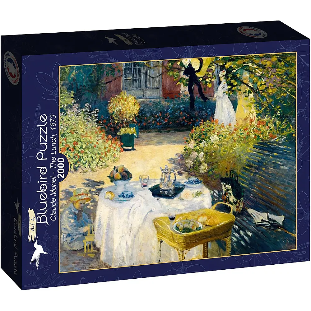 Bluebird Puzzle Claude Monet - The Lunch, 1873 2000Teile